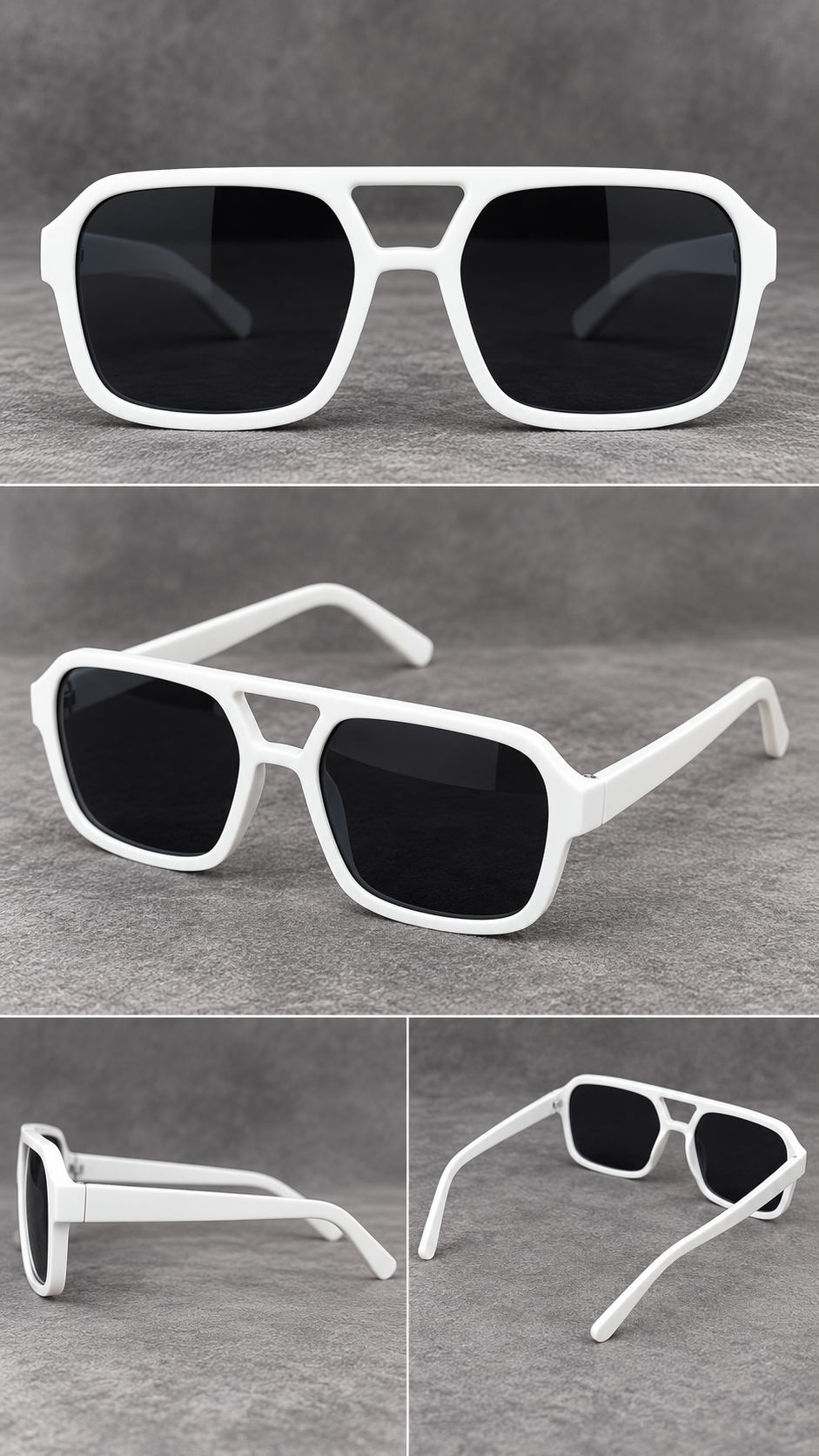 Lentes de Sol Estilo Aviador Doble Puente