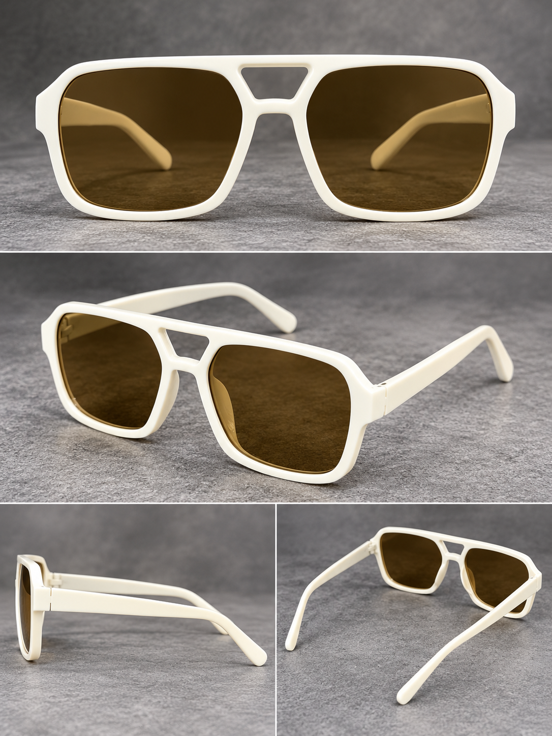 Lentes de Sol Estilo Aviador Doble Puente-zoom-7