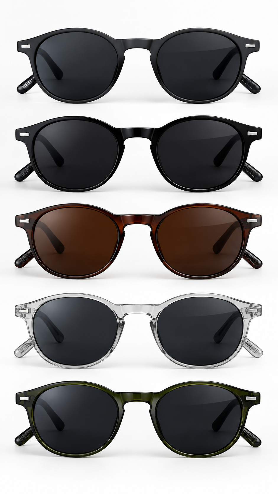 Lentes de Sol Redondos Ultra Livianos Unisex
