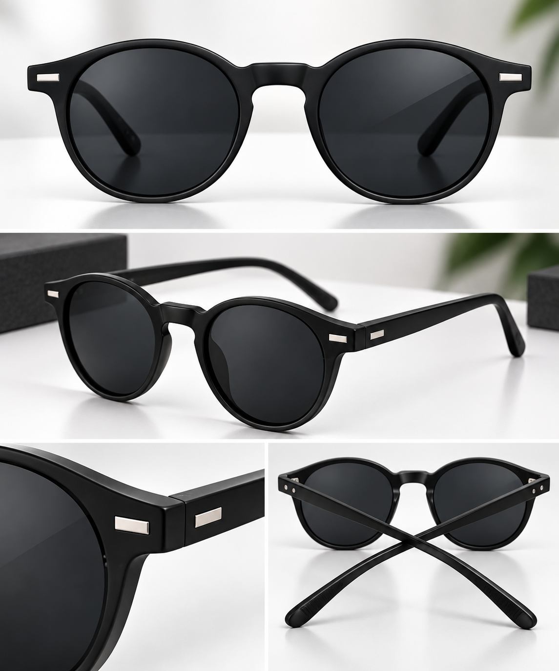 Lentes de Sol Redondos Ultra Livianos Unisex-zoom-3