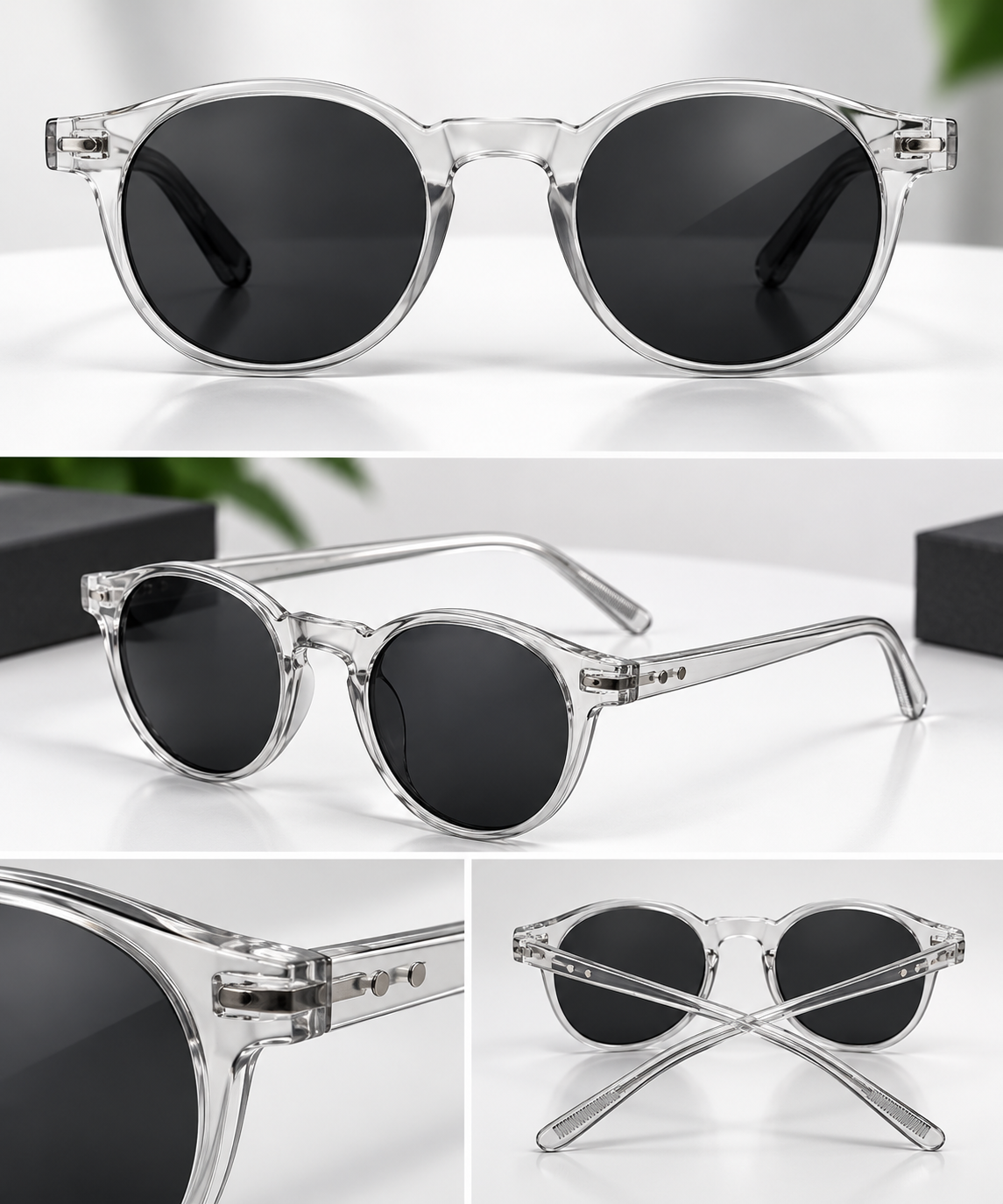 Lentes de Sol Redondos Ultra Livianos Unisex-zoom-5