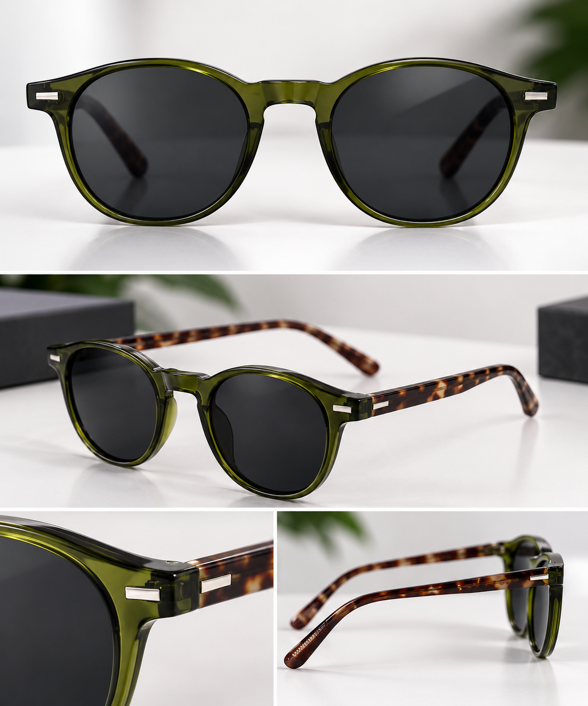 Lentes de Sol Redondos Ultra Livianos Unisex-zoom-6