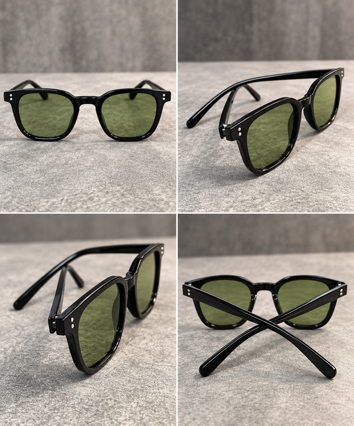 Lentes de Sol Redondos con Remaches Unisex-zoom-6