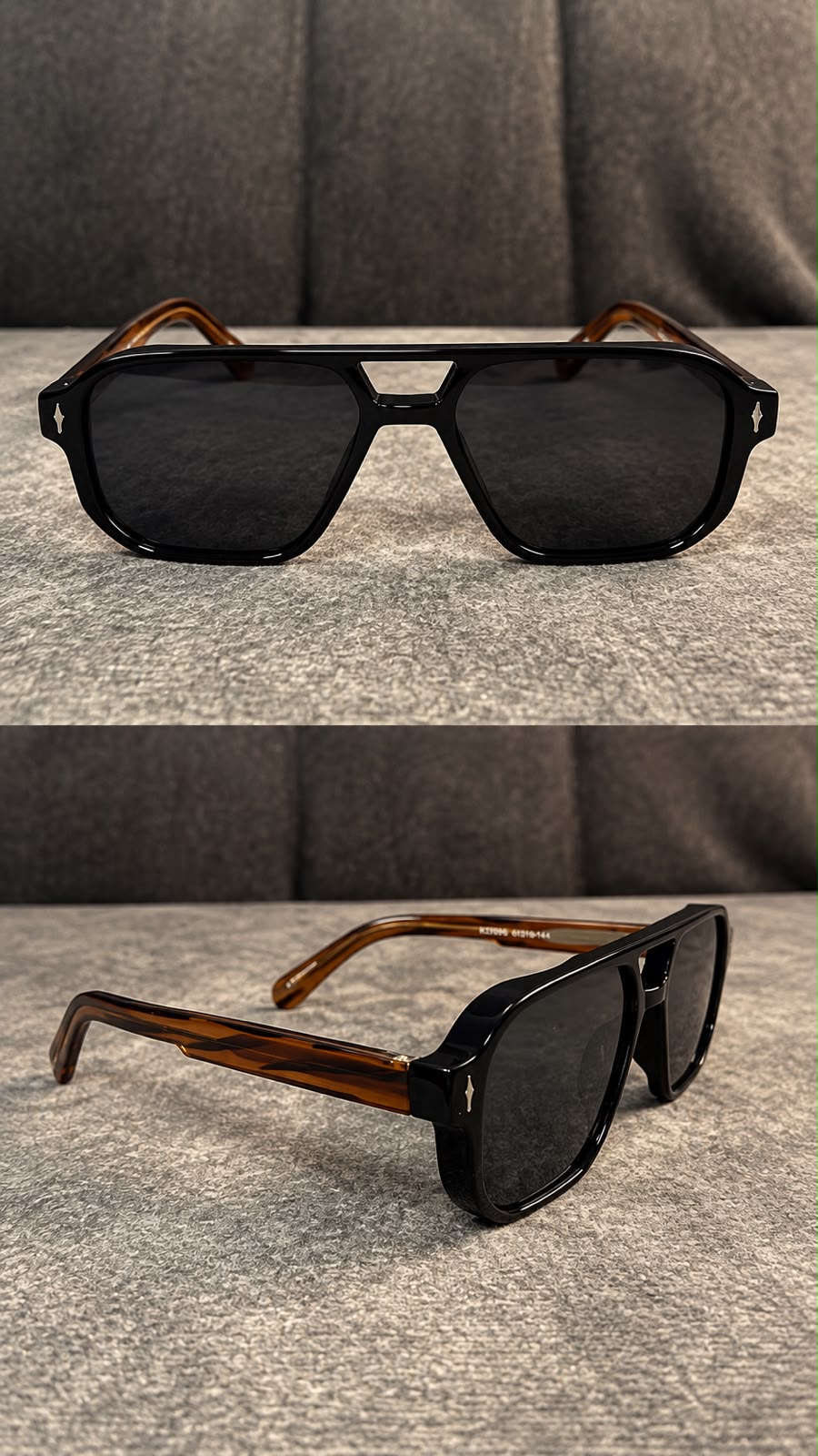 Lentes de Sol Piloto Doble Puente Unisex-zoom-4