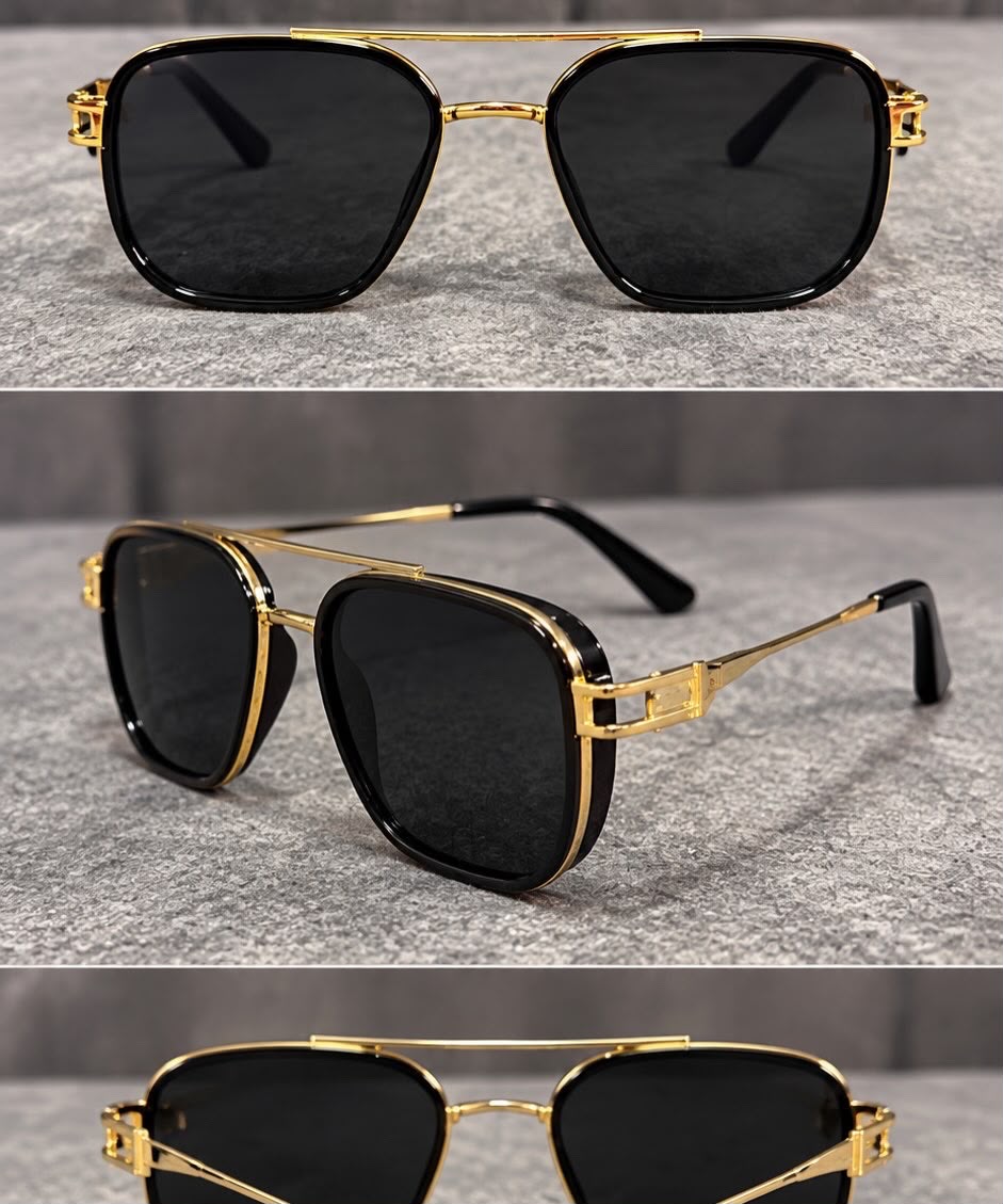 Lentes de Sol Metálicos Degradados Unisex-thumbmail-8