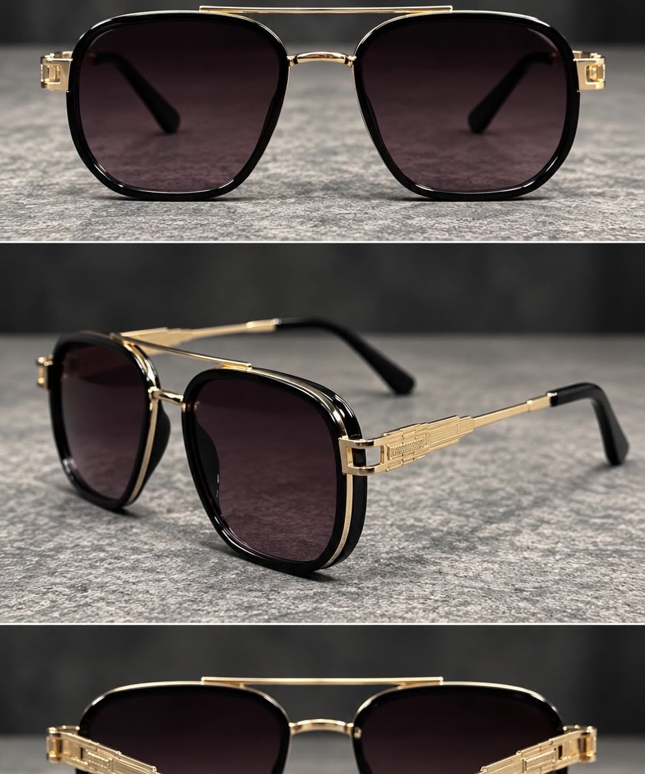 Lentes de Sol Metálicos Degradados Unisex-zoom-6