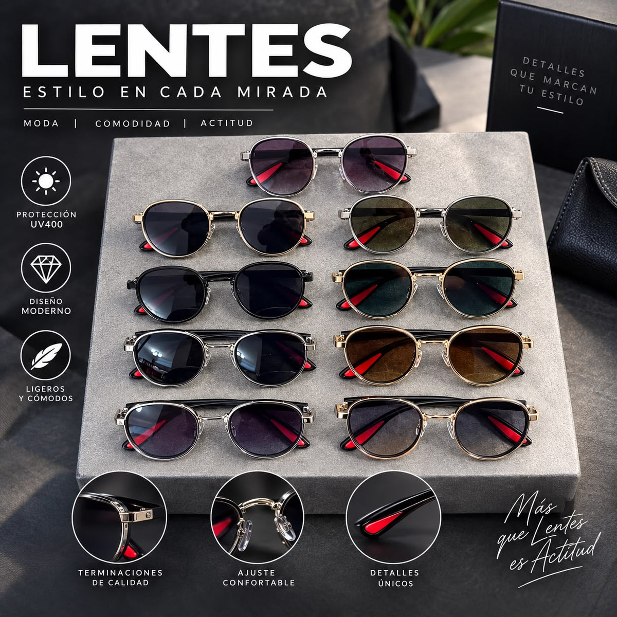 Lentes de Sol Redondos Steampunk