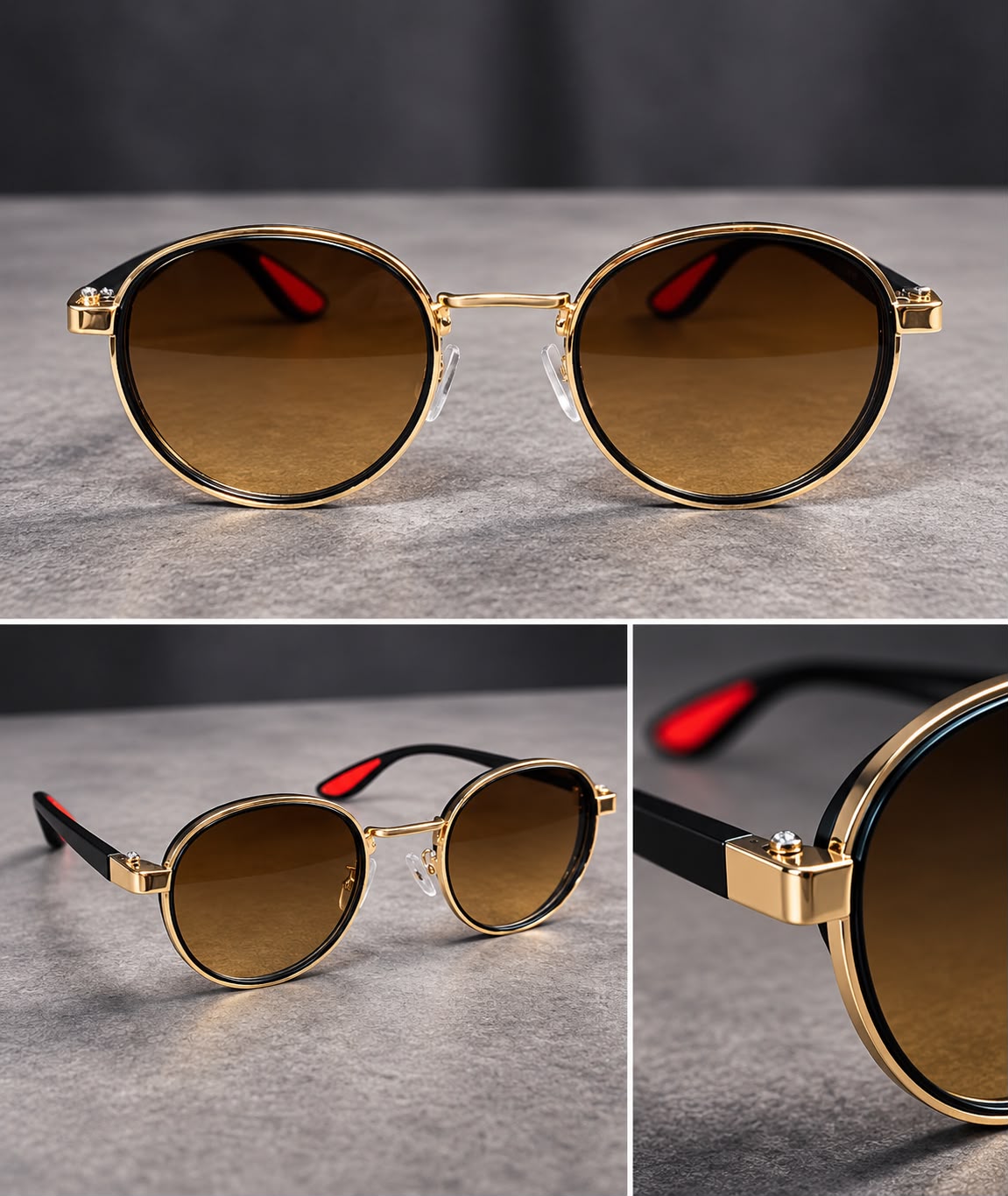 Lentes de Sol Redondos Steampunk-thumbmail-2