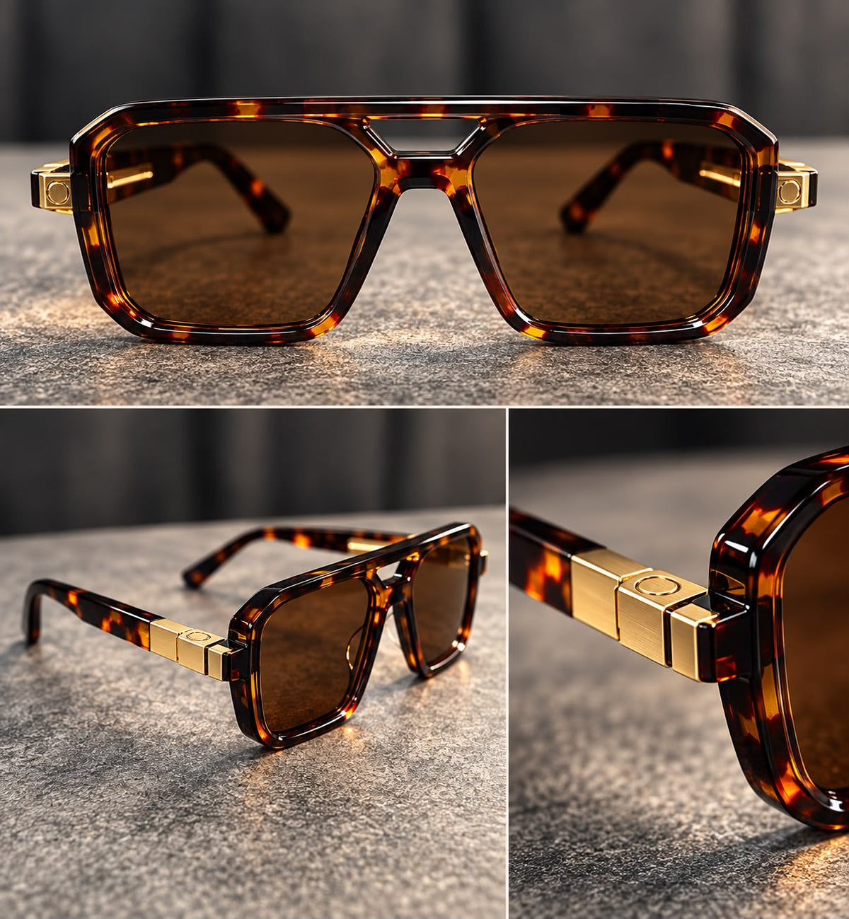 Lentes Aviador Armazón Óptico Cuadrado Premium-zoom-3