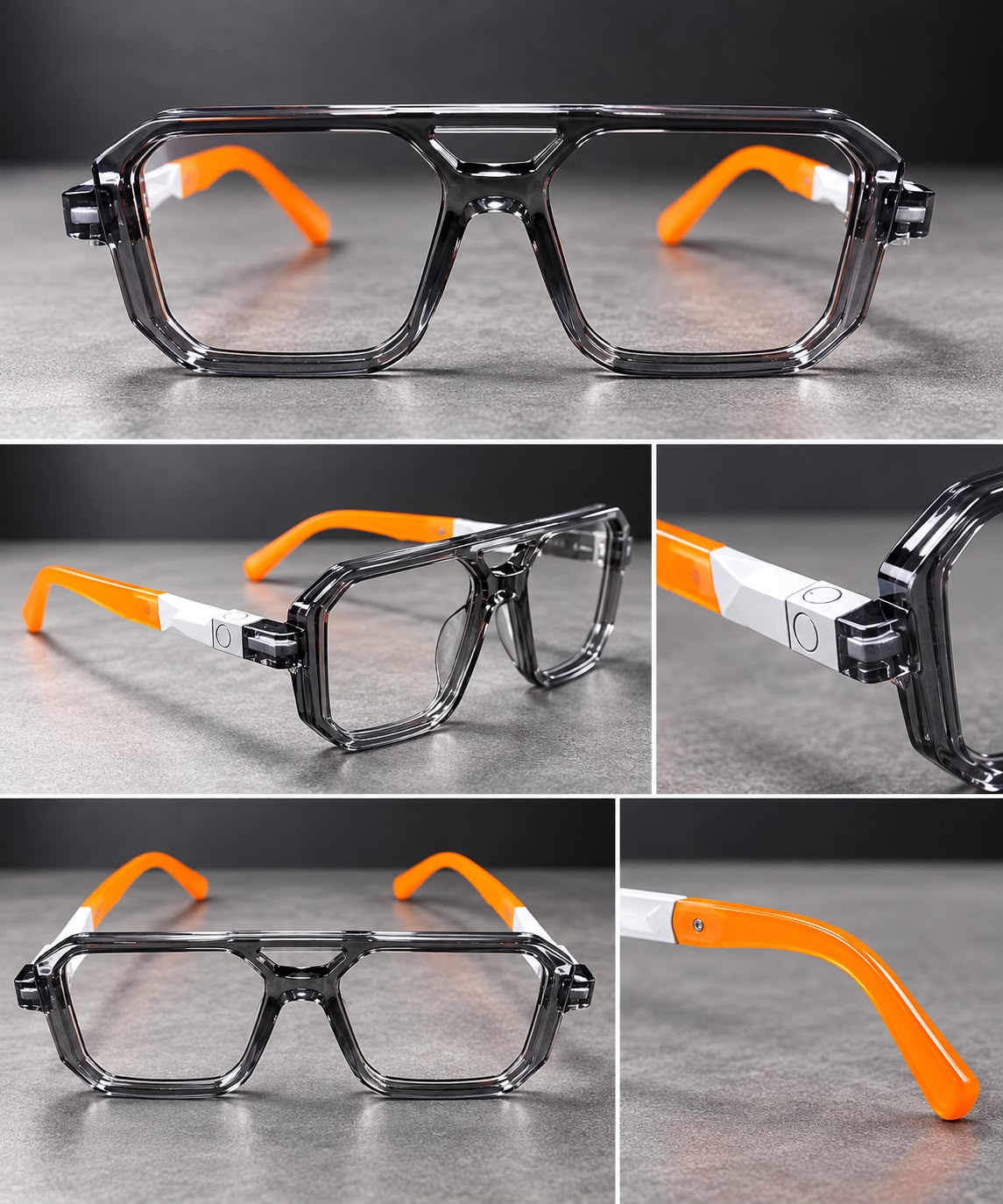 Lentes Aviador con Armazón Óptico Cuadrado-zoom-7