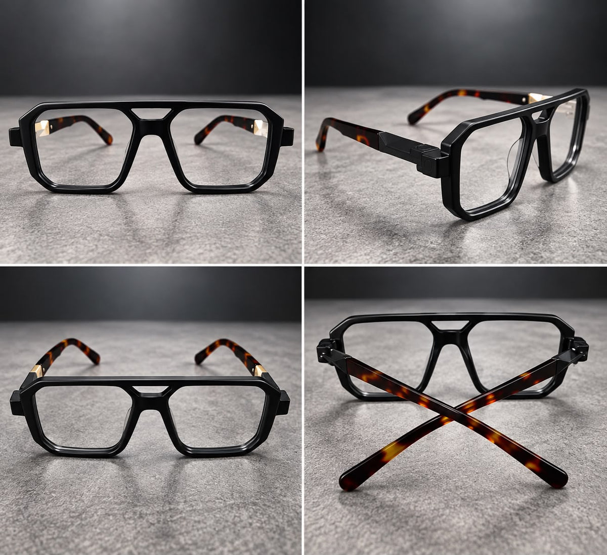 Lentes Aviador con Armazón Óptico Cuadrado-zoom-6