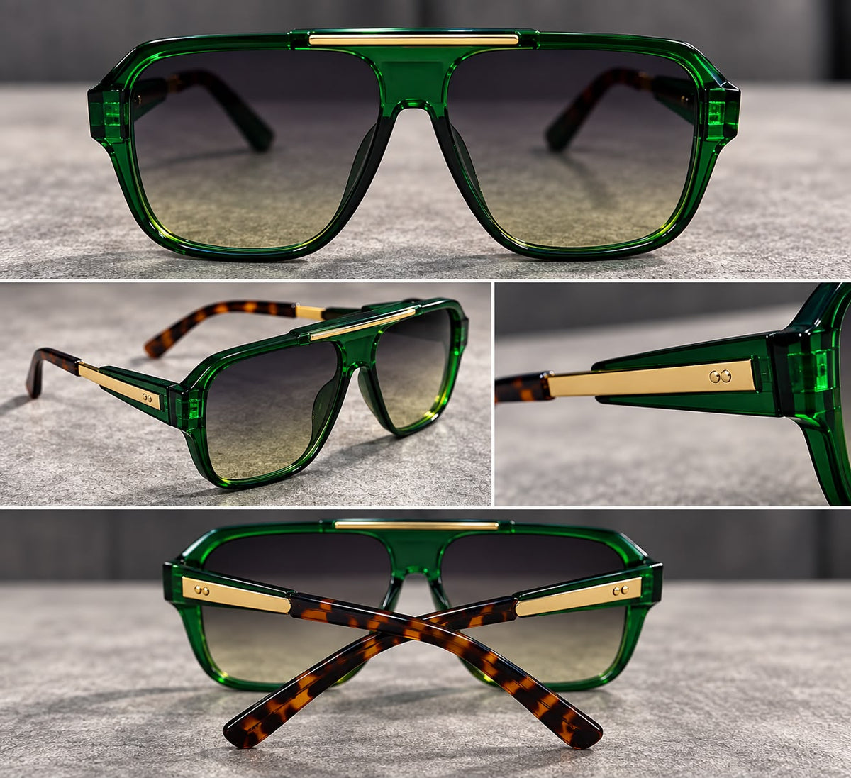 Lentes de Sol Aviador Premium Retro-zoom-5