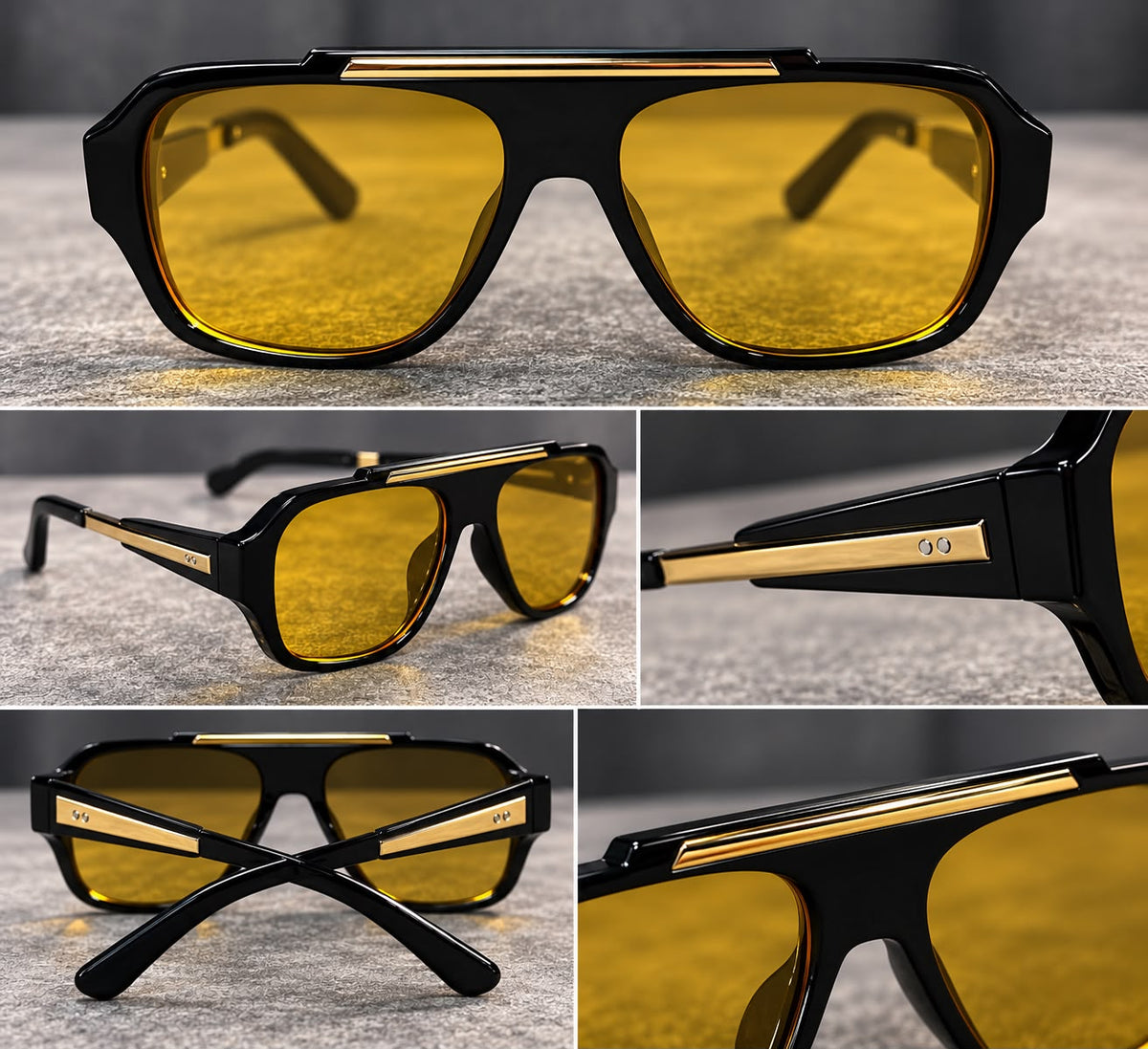 Lentes de Sol Aviador Premium Retro-zoom-8
