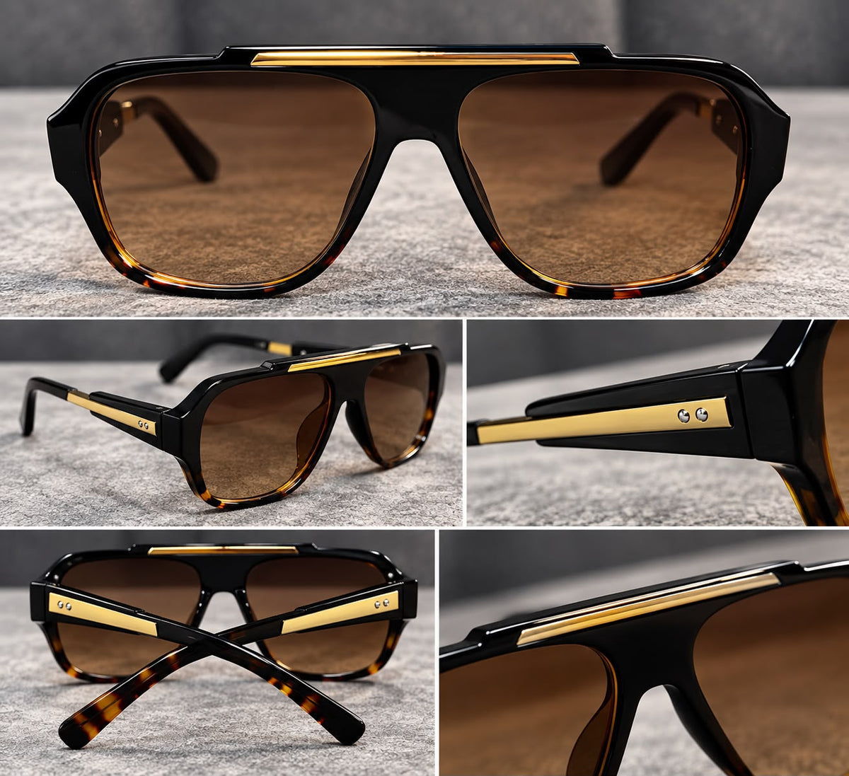 Lentes de Sol Aviador Premium Retro-zoom-6