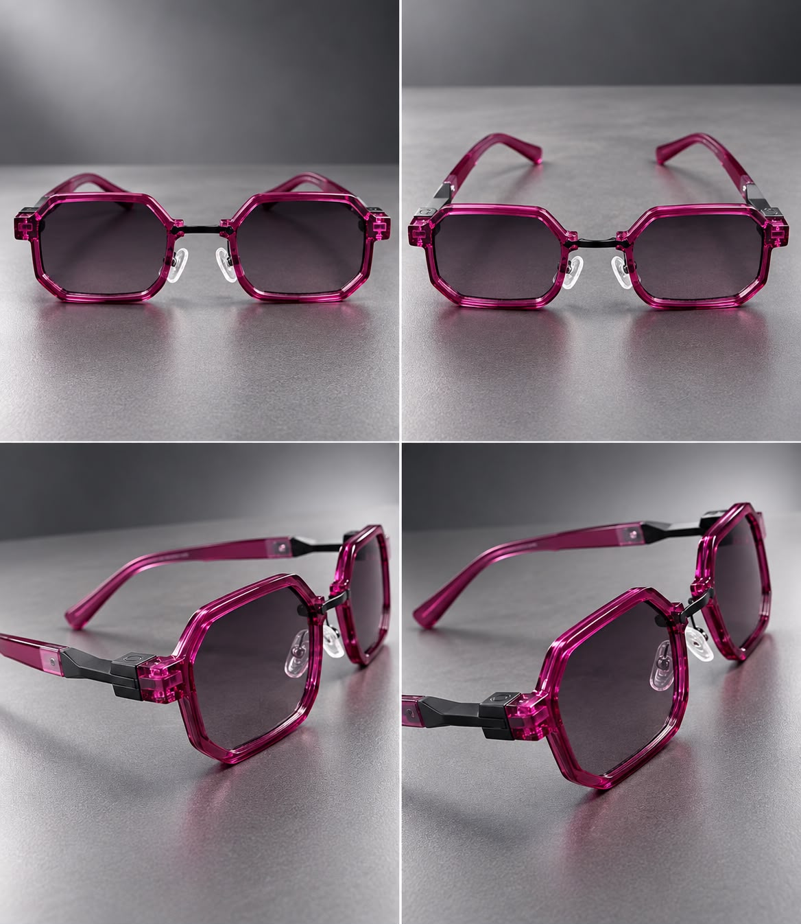Lentes Cuadrados Retro Armazón Geométrico Premium-zoom-5