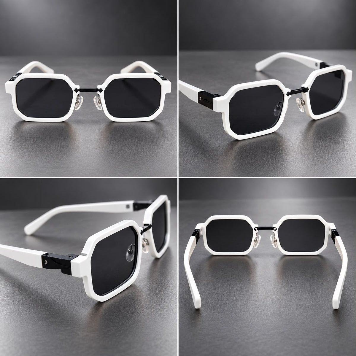 Lentes Cuadrados Retro Armazón Geométrico Premium-zoom-6