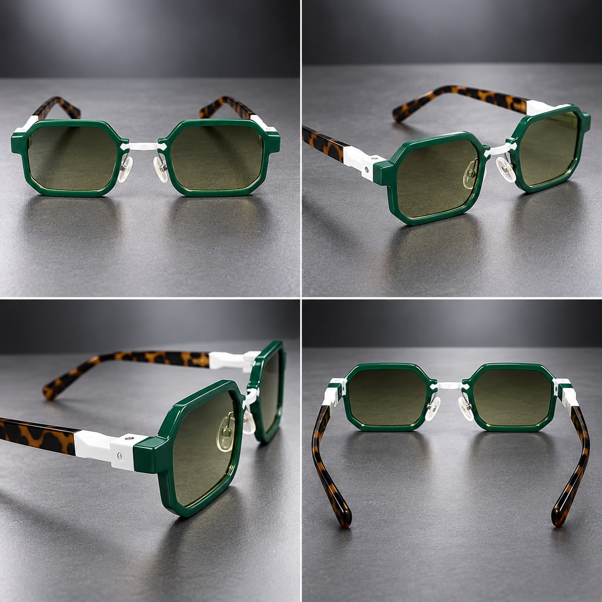Lentes Cuadrados Retro Armazón Geométrico Premium-zoom-8