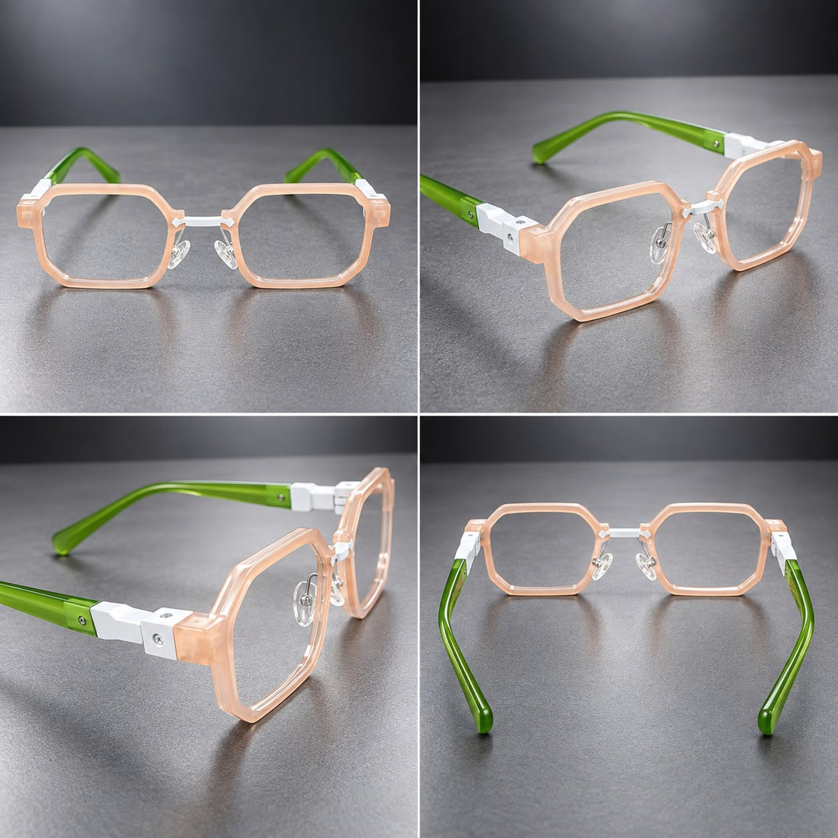 Lentes Cuadrados Retro Armazón Geométrico Premium-zoom-10