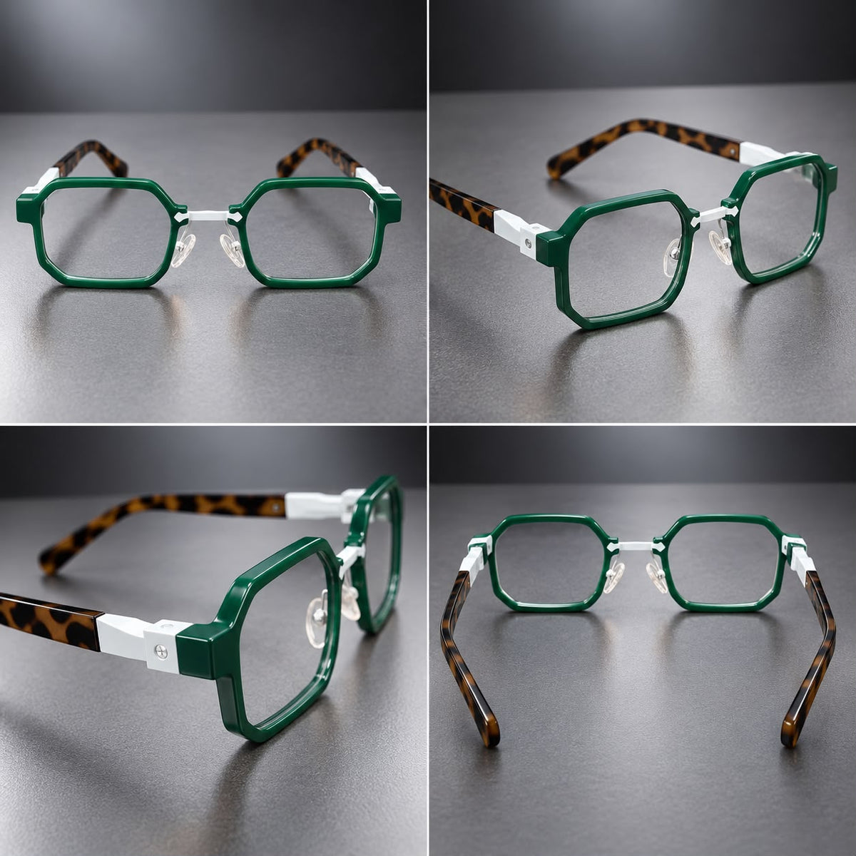 Lentes Cuadrados Retro Armazón Geométrico Premium-zoom-11