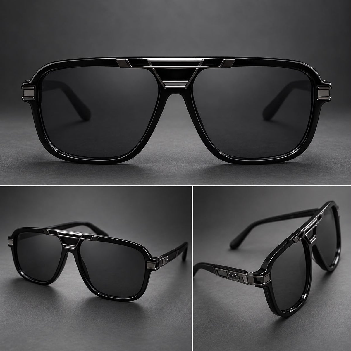 Lentes de Moda con Cristal Transparente y Oscuros-thumbmail-2