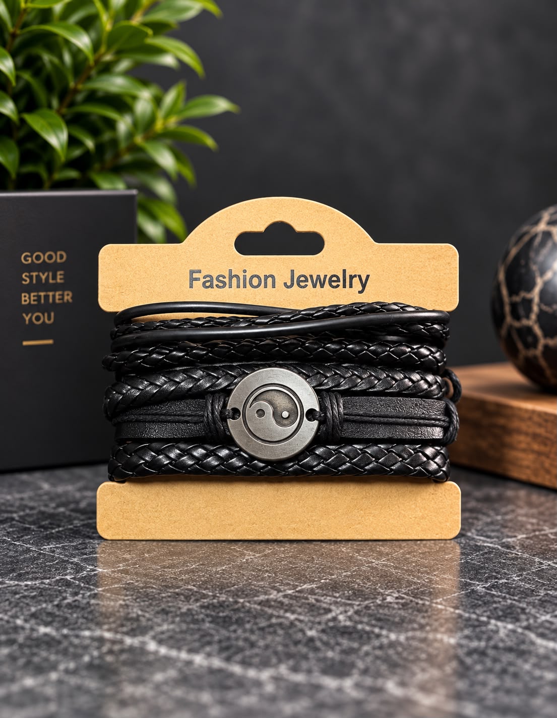 Pulseras Estilo Artesanal Multicapa con Dije-zoom-10