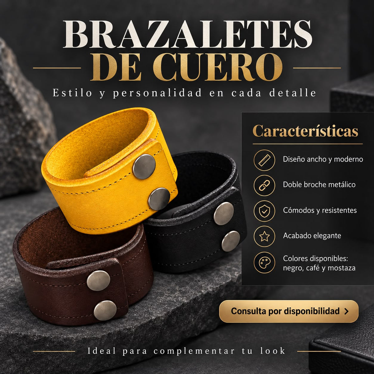 Brazalete Ancho para Hombre