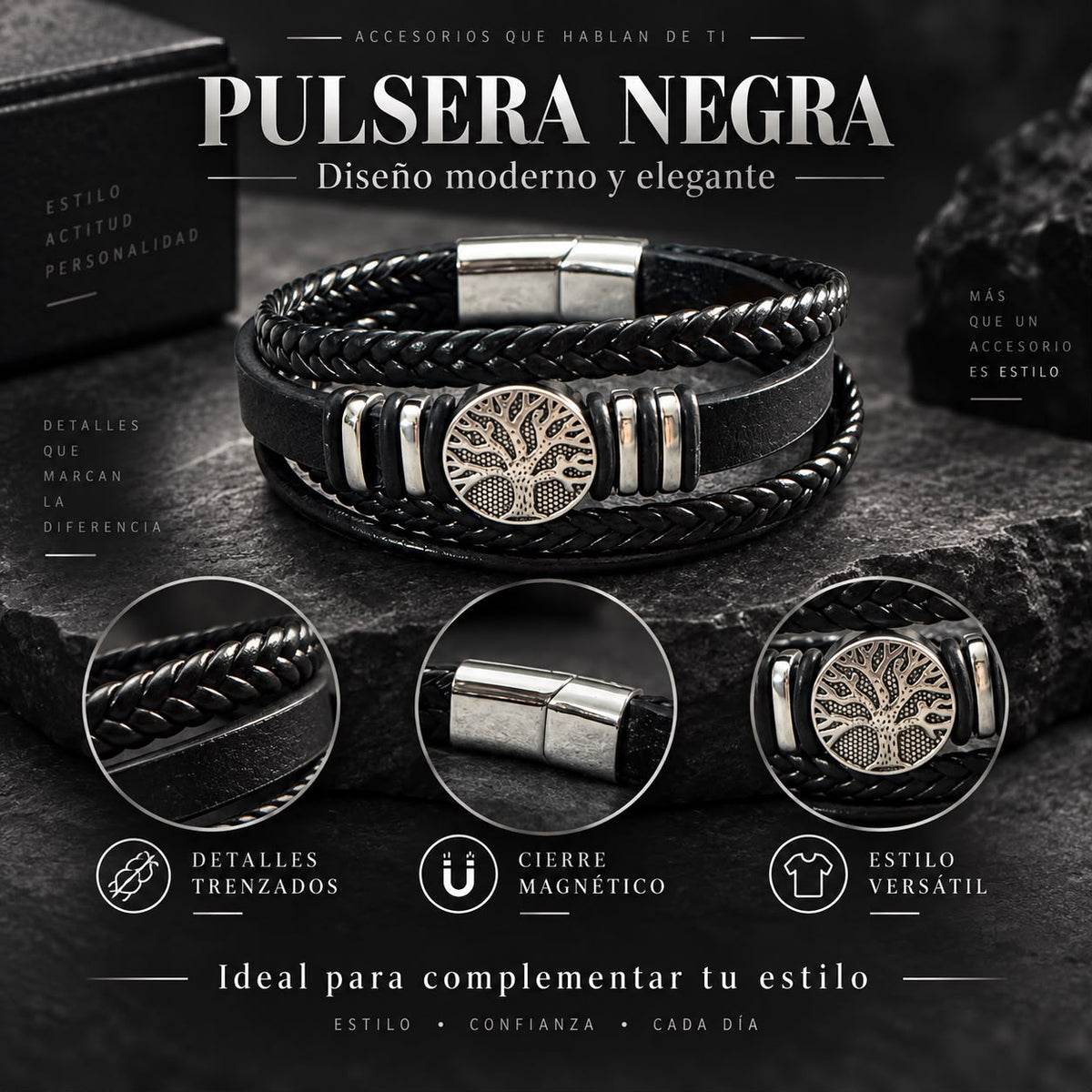 Pulsera Árbol de la Vida Hombre