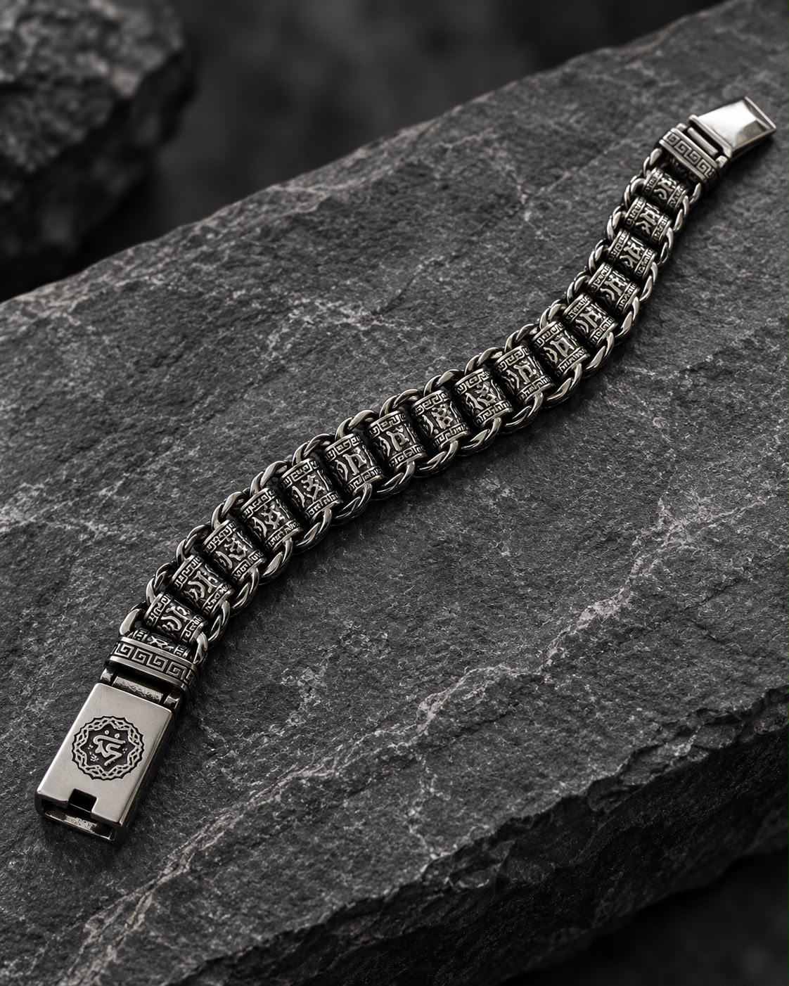 Brazalete Metálico Mantra Hombre-thumbmail-2