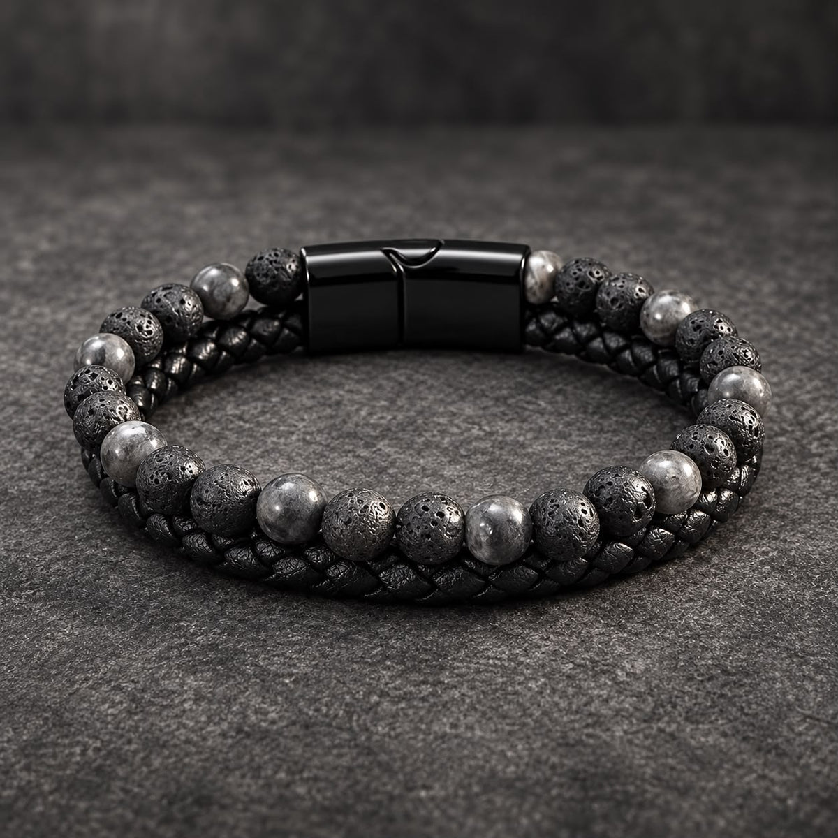 Brazalete Piedra Volcánica Hombre-thumbmail-2