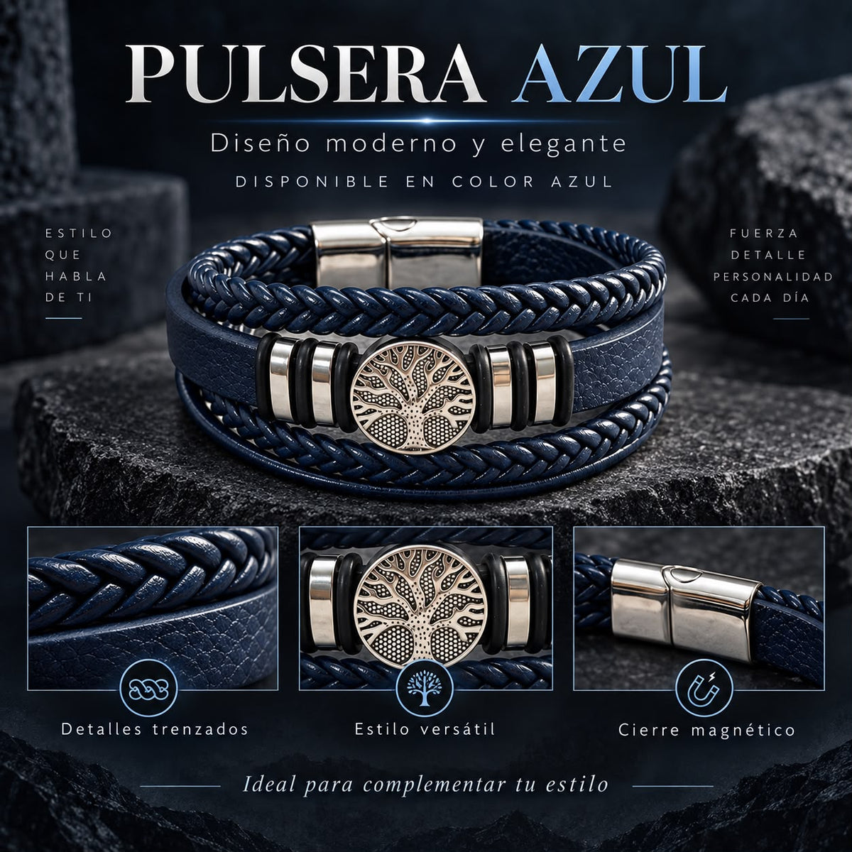 Pulsera Árbol de la Vida Hombre-zoom-3