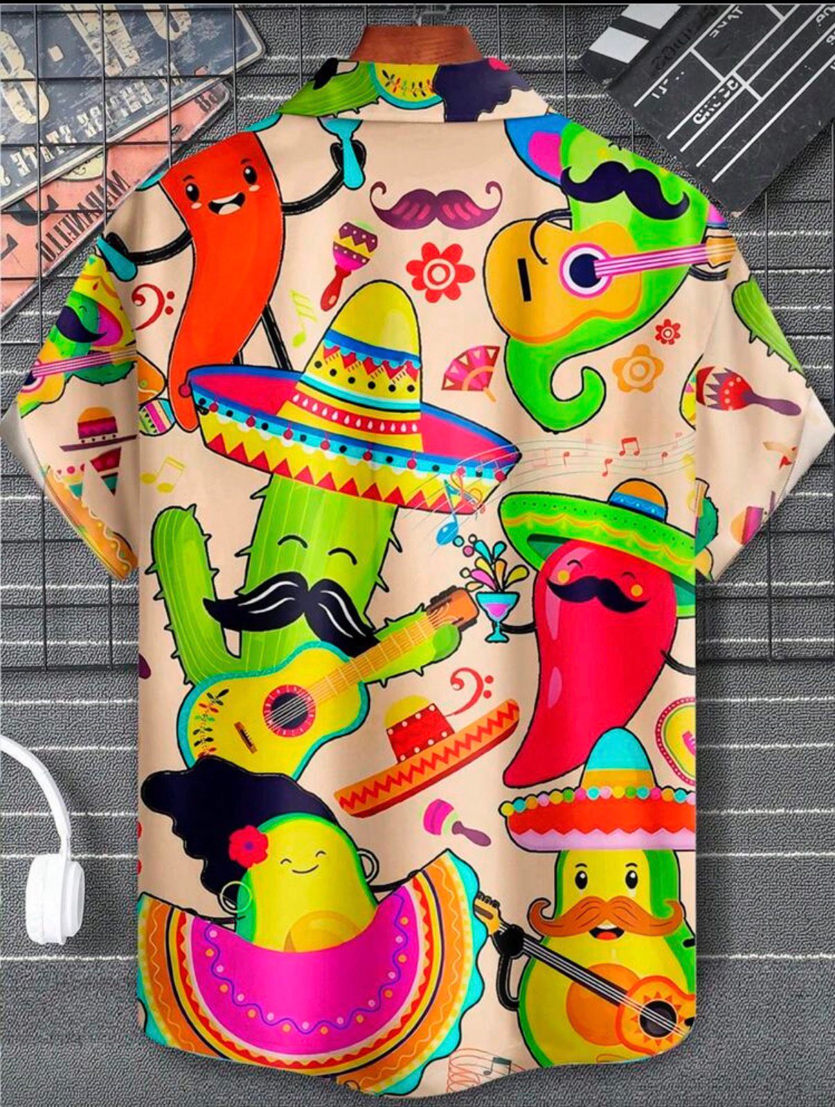 Camisa Fiesta Mexicana Multicolor-2