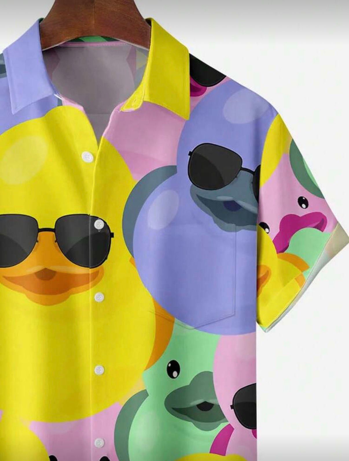 Camisa Patos con Lentes Multicolor-3