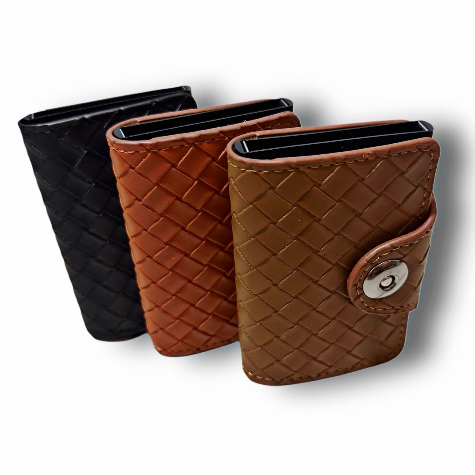 Billetera de Cuero Compacta - Nuez