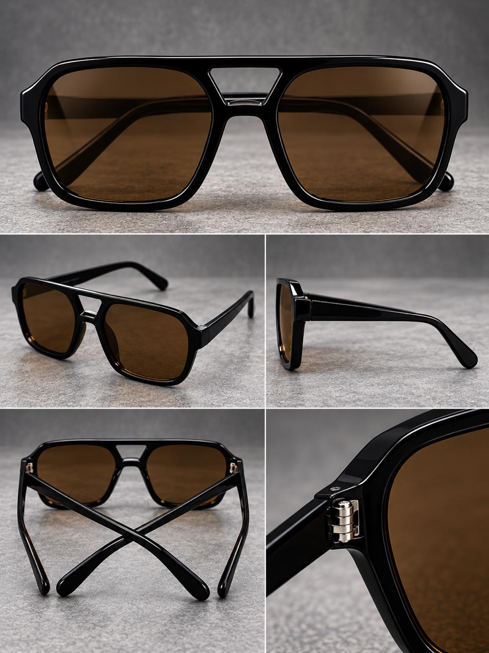 Lentes de Sol Estilo Aviador Doble Puente-thumbmail-12