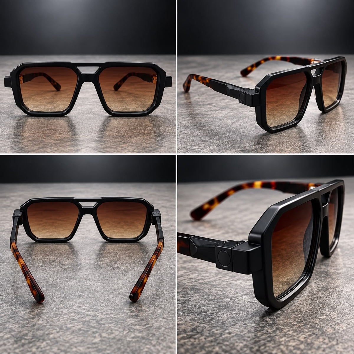 Lentes Aviador Armazón Óptico Cuadrado Premium-zoom-8